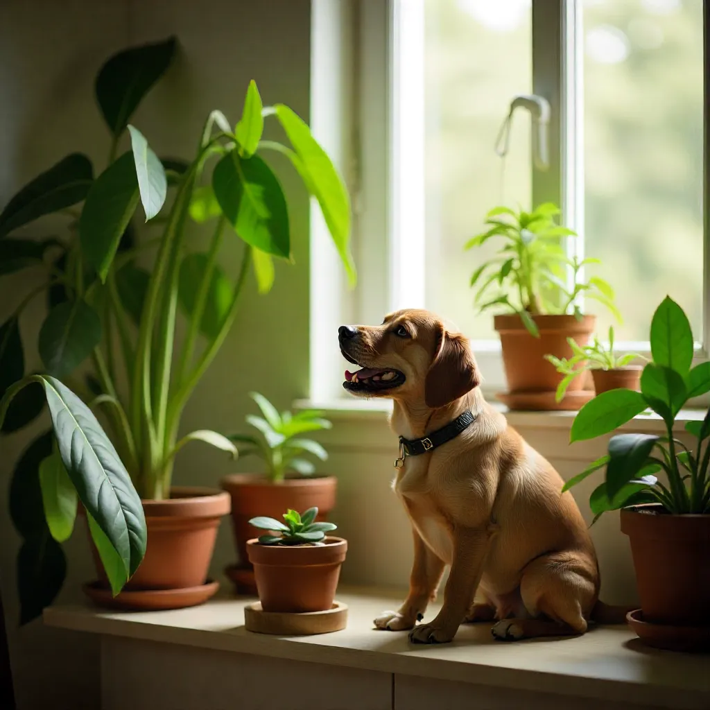Parlor palm in living room